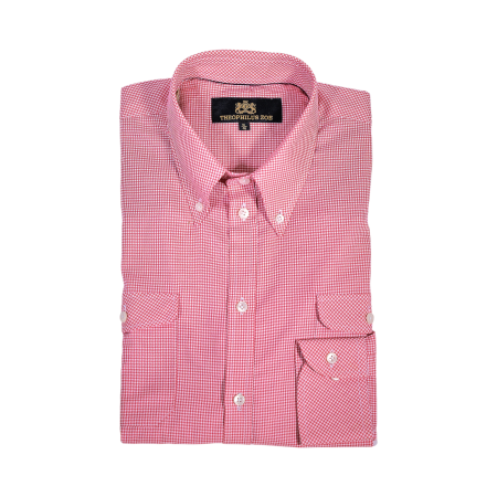 Pink Houndstooth Shirt