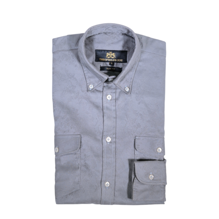 Grey Jacquard Shirt